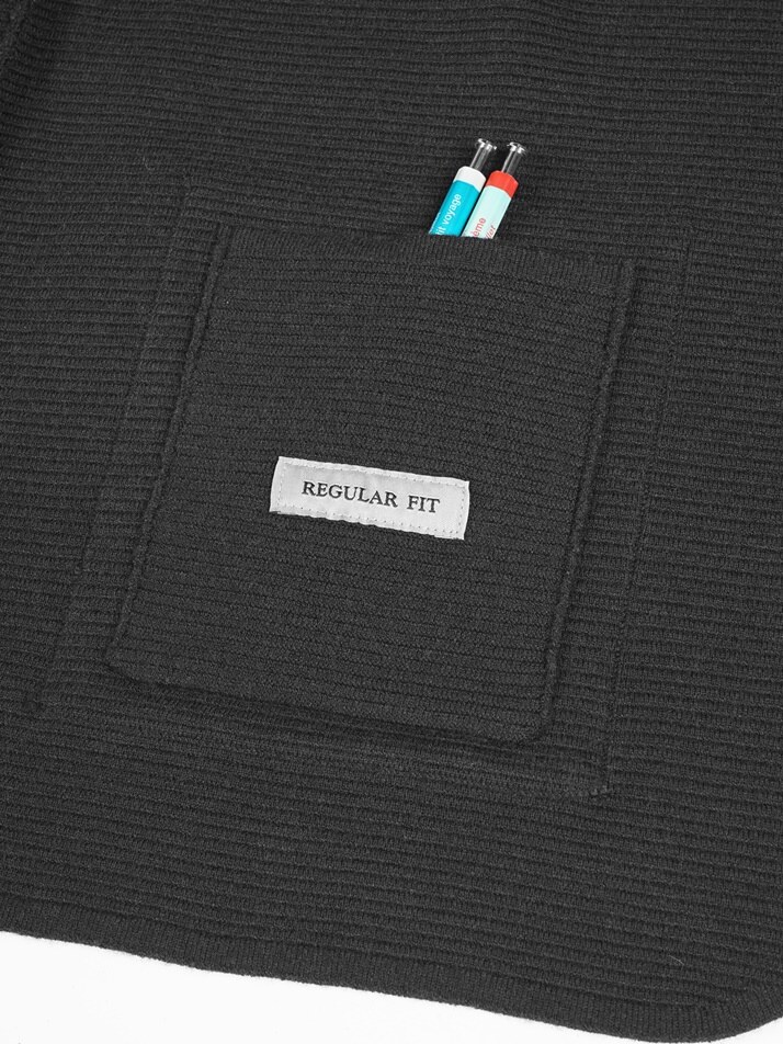 [birbante] 소프트 워셔블 자켓 가디건 - 차콜