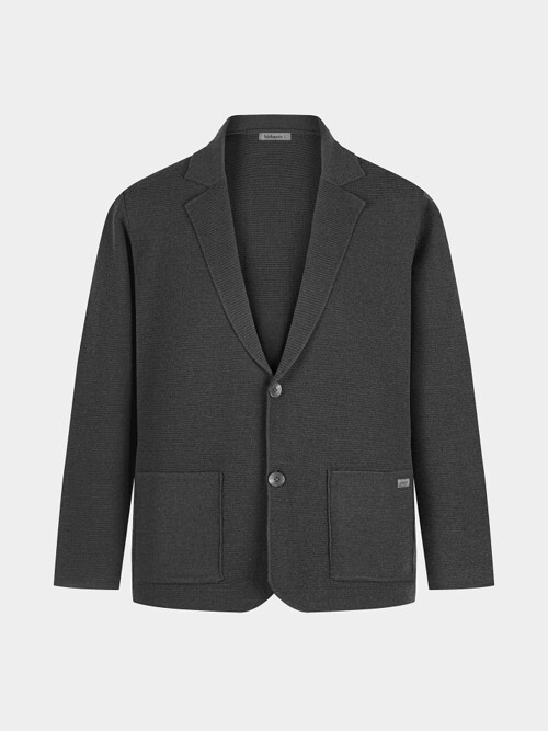 [birbante] 소프트 워셔블 자켓 가디건 - 차콜