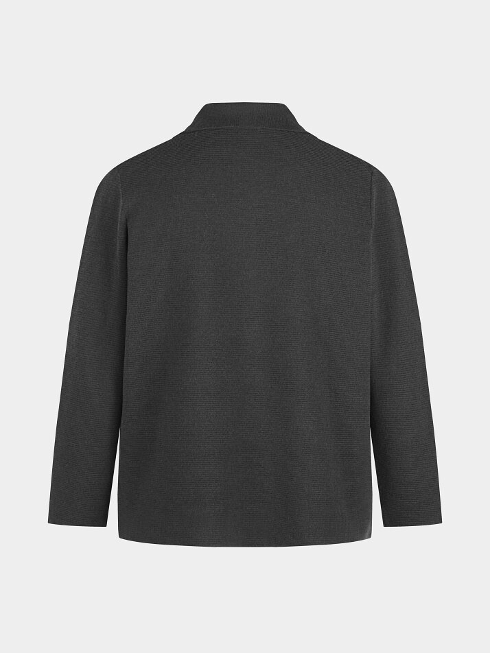 [birbante] 소프트 워셔블 자켓 가디건 - 차콜