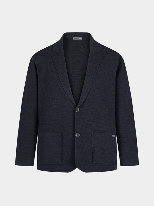 [birbante] 소프트 워셔블 자켓 가디건 - 다크 네이비