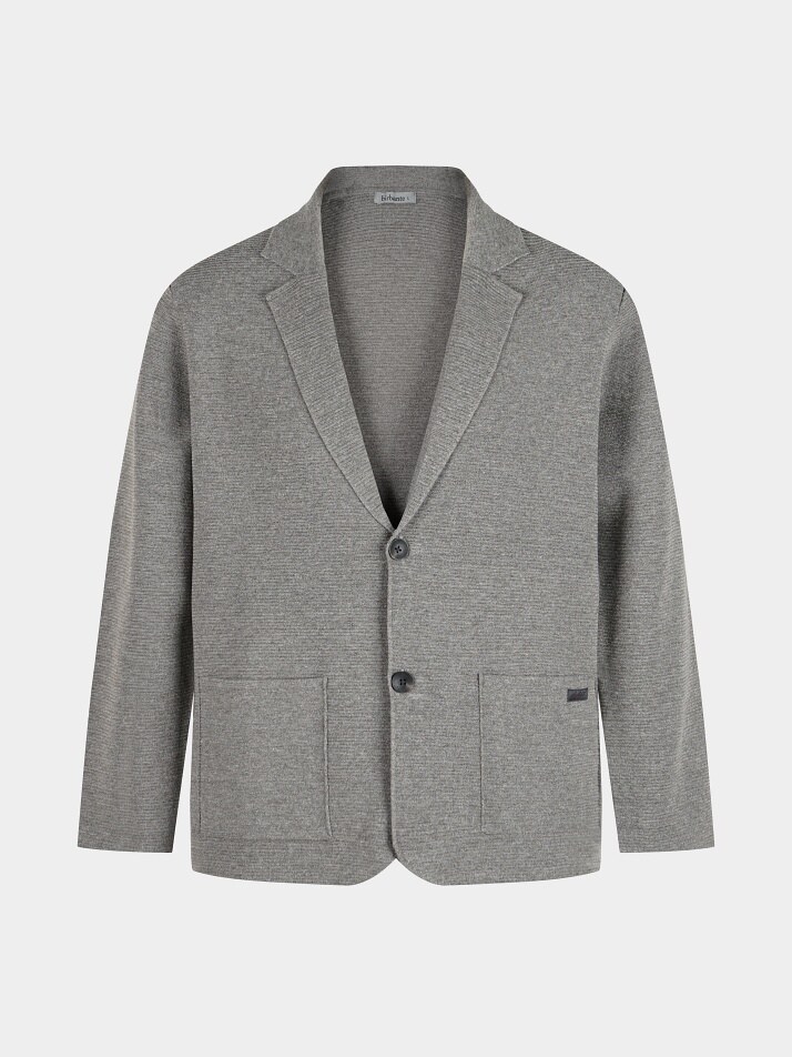 [birbante] 소프트 워셔블 자켓 가디건 - 멜란 베이지