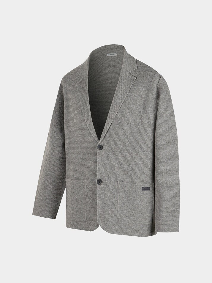 [birbante] 소프트 워셔블 자켓 가디건 - 멜란 베이지