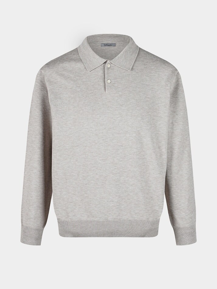 [birbante] 소프트 워셔블 카라 니트 - 아이보리