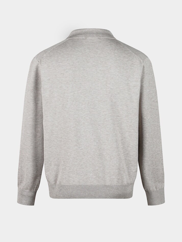 [birbante] 소프트 워셔블 카라 니트 - 아이보리