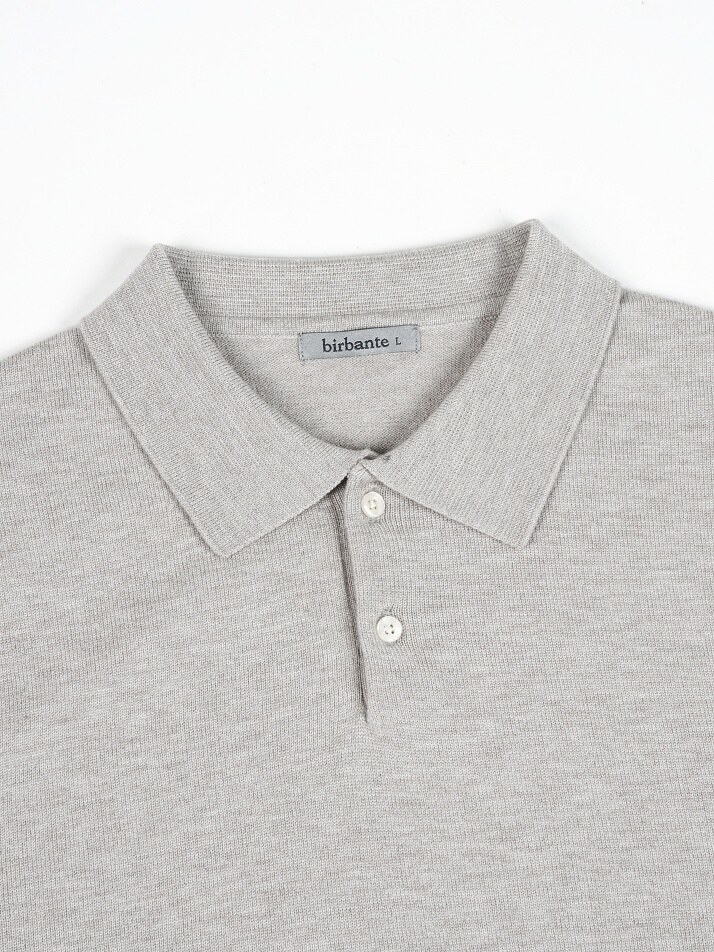 [birbante] 소프트 워셔블 카라 니트 - 아이보리