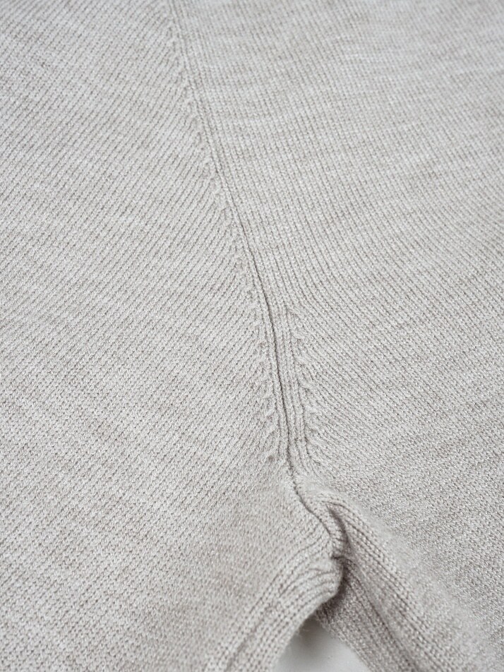 [birbante] 소프트 워셔블 카라 니트 - 아이보리