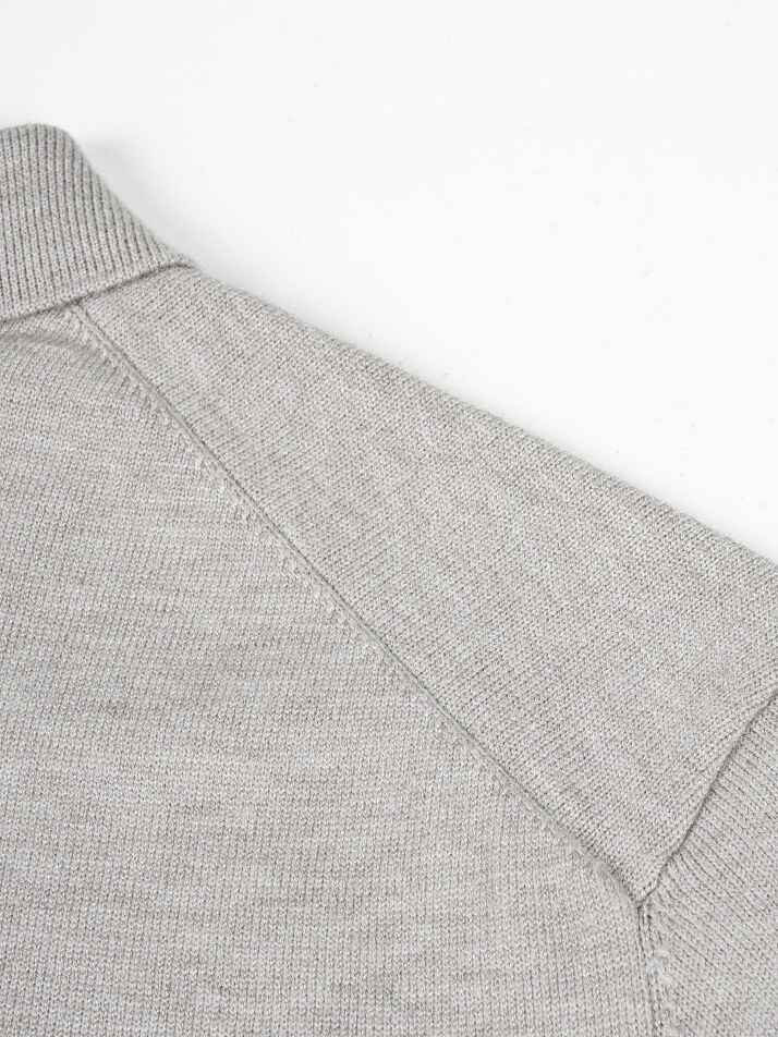 [birbante] 소프트 워셔블 카라 니트 - 아이보리