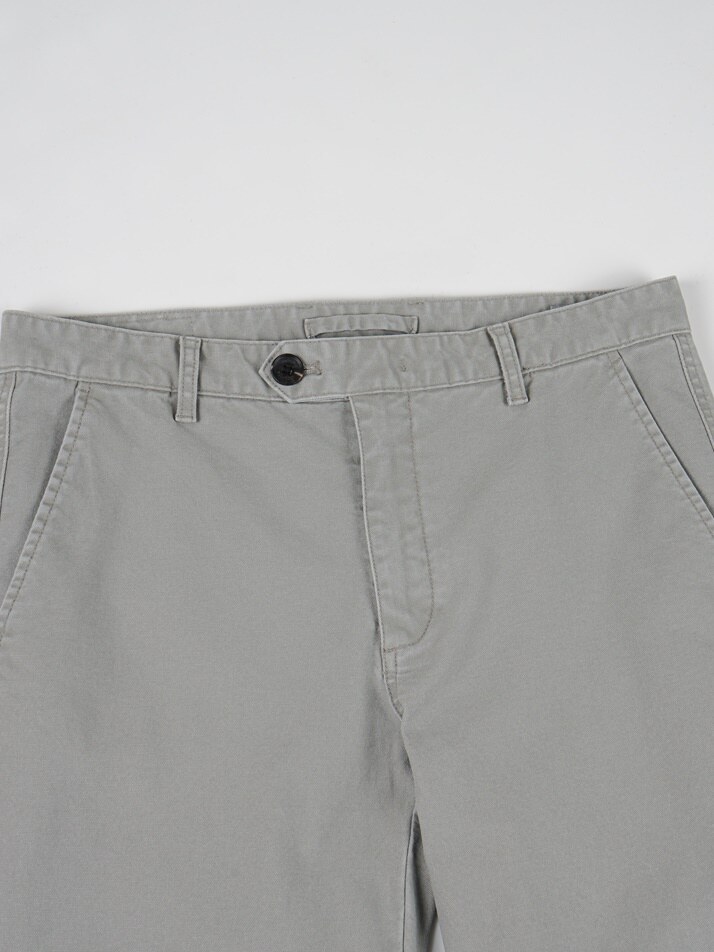 [birbante] 가먼트워싱 스판 R.C핏 치노 팬츠 - 라이트 그레이