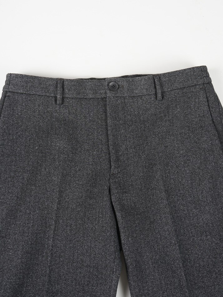 [birbante] 웜 스트레치 사이드 밴딩 R.C핏 슬랙스 - 차콜