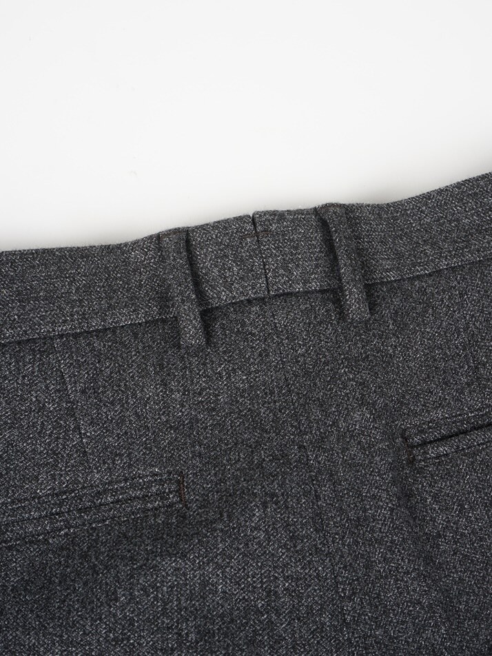 [birbante] 웜 스트레치 사이드 밴딩 R.C핏 슬랙스 - 차콜