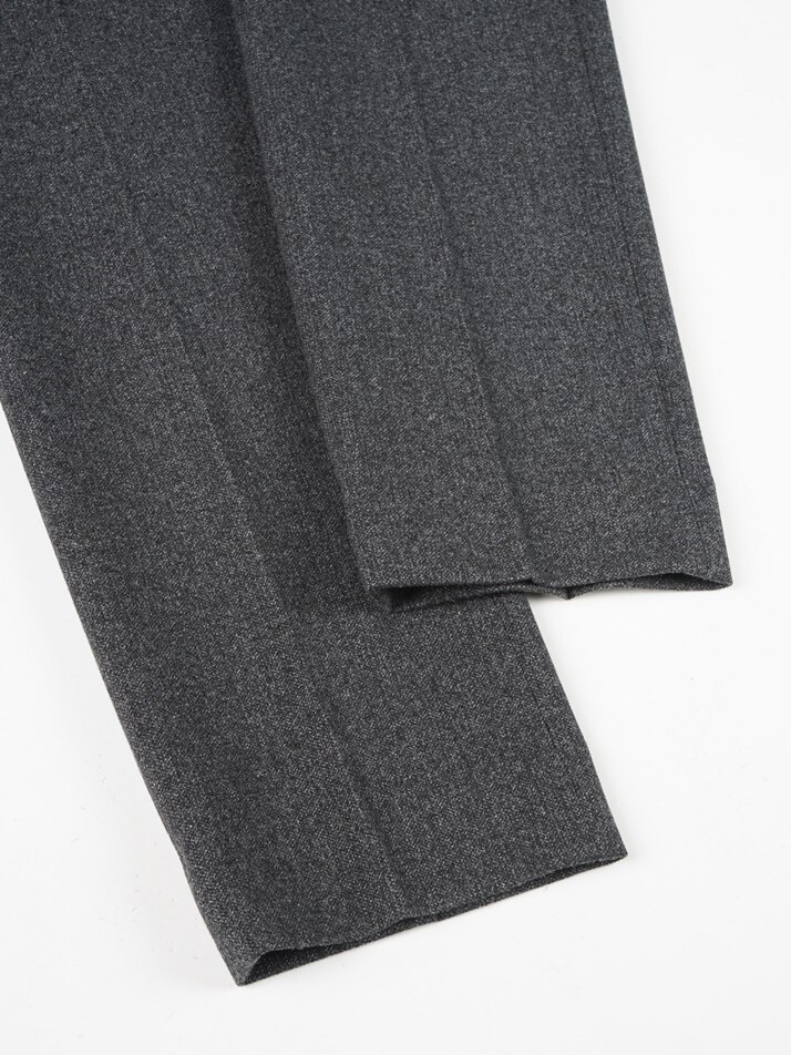 [birbante] 웜 스트레치 사이드 밴딩 R.C핏 슬랙스 - 차콜