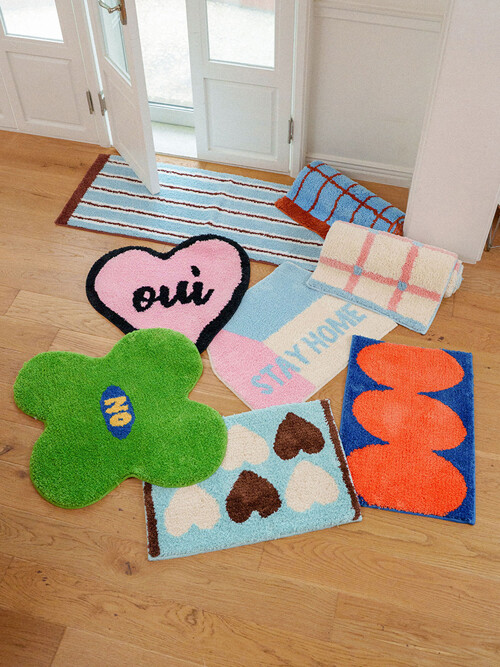 터프팅 자카드 러그 발매트 8종