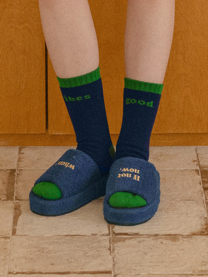 디자인 패턴 니트 룸삭스 수면양말 4종