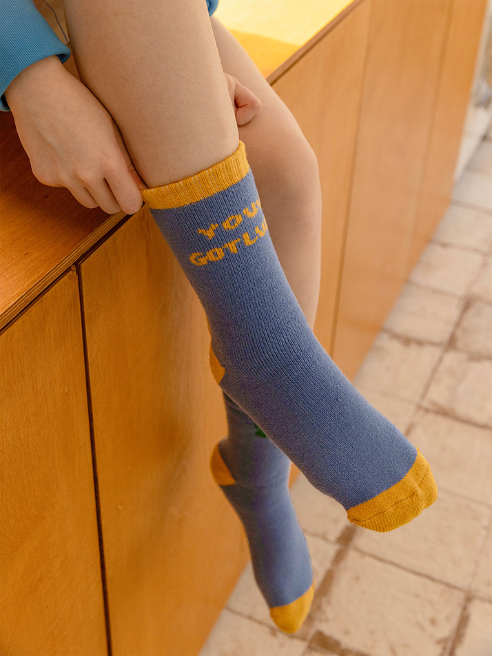 디자인 패턴 니트 룸삭스 수면양말 4종