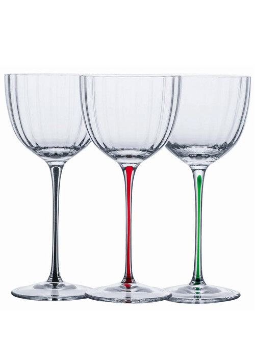 [CRISON] 크리슨 하이엔드 컬러스템 닉앤노라 칵테일 글래스 PCT203 140ml