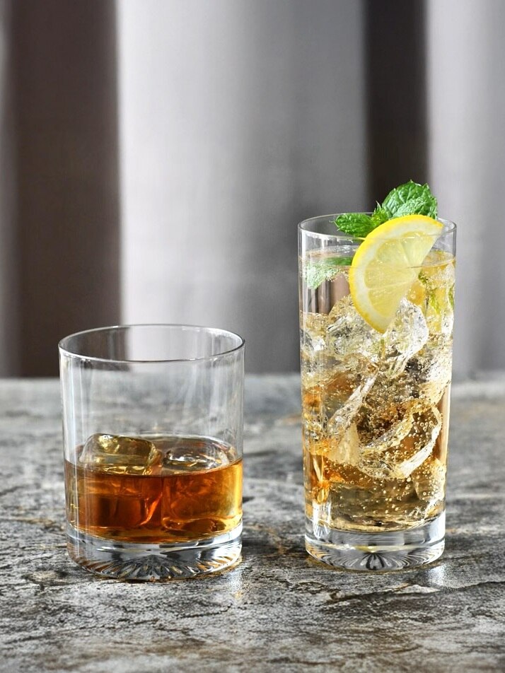 크로스노 믹솔로지 위스키 하이볼 글래스 1P 단품