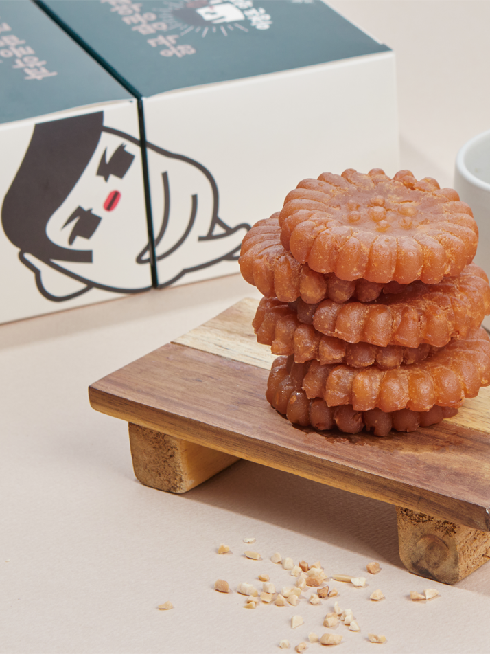 옳곡 땅콩약과 이정돈 약과지 30g 10개입 1box