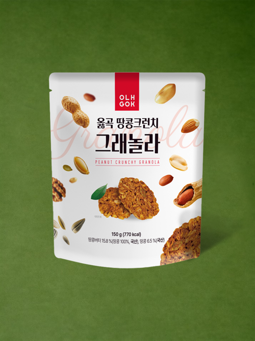 옳곡 땅콩크런치 그래놀라 150g
