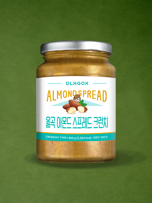 옳곡 아몬드 스프레드 크런치 464g