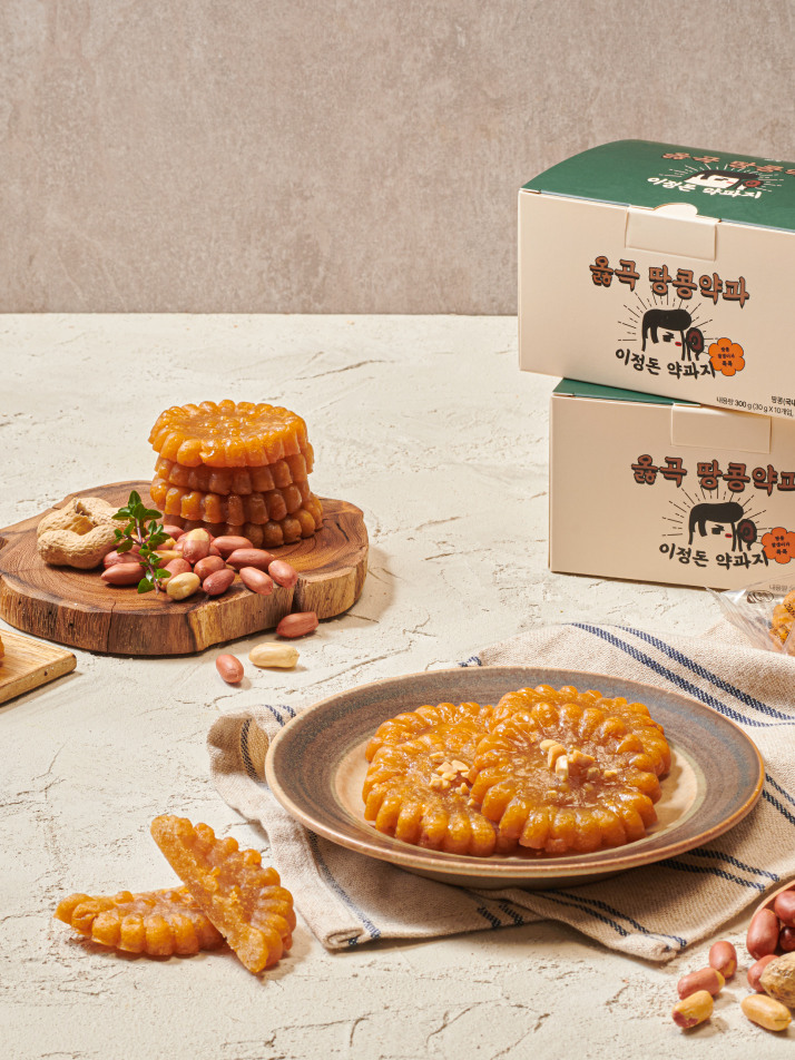 옳곡 땅콩약과 이정돈 약과지 30g 10개입 1box