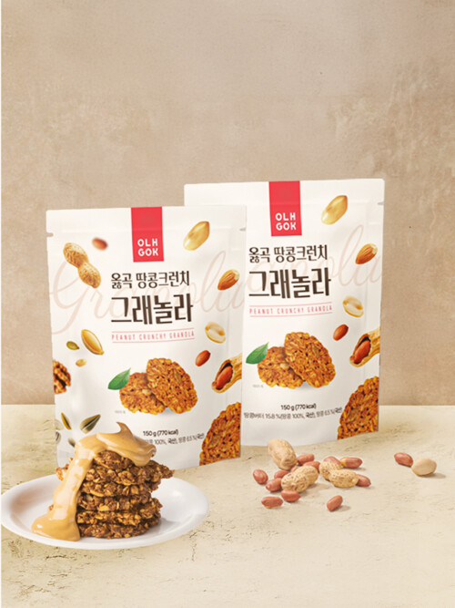 옳곡 땅콩크런치 그래놀라 150g