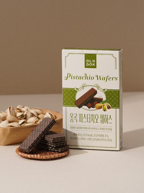 옳곡 피스타치오 웨하스 1box