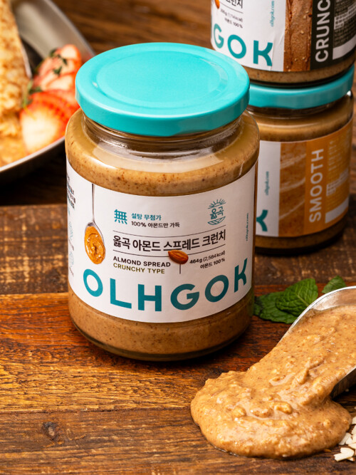 옳곡 아몬드 스프레드 크런치 464g