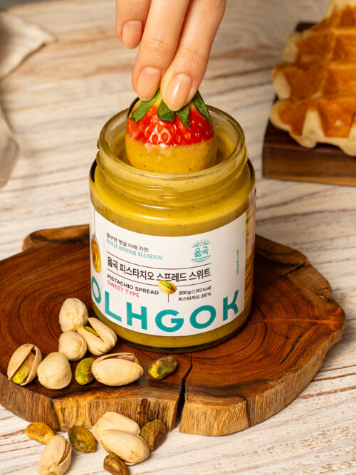 옳곡 피스타치오 스프레드 스위트 200g