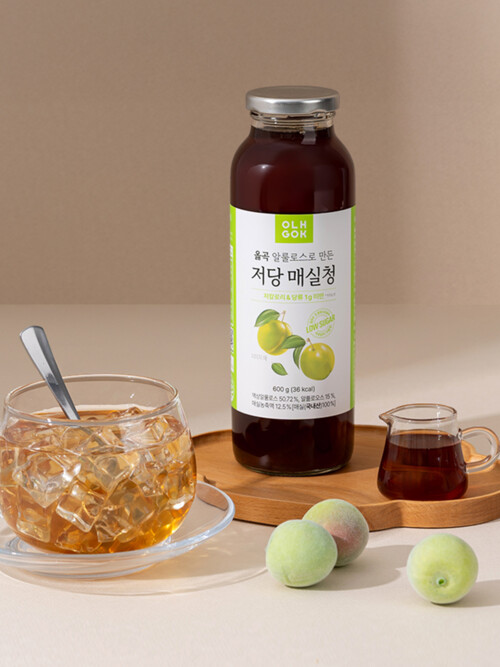 [옳곡] 알룰로스로 만든 저당 저칼로리 매실청 600g