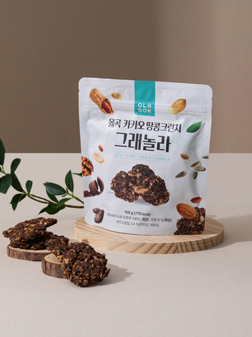 옳곡 카카오 땅콩크런치 그래놀라 150g