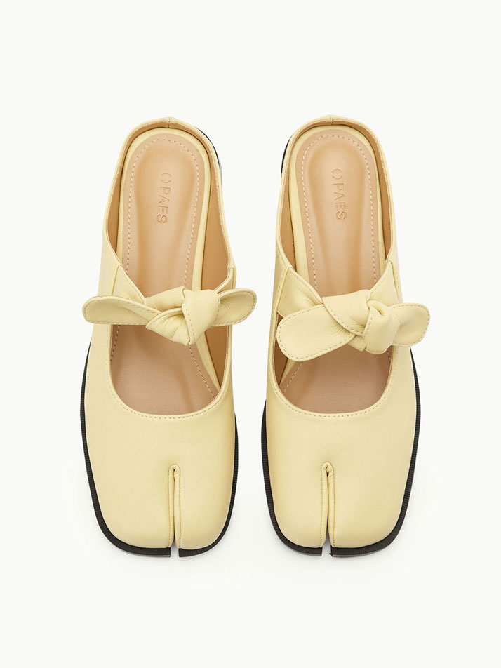 Bow-Knot Mule / Butter
