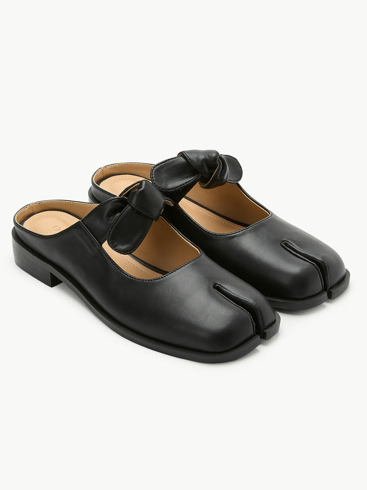 Bow-Knot Mule / Black