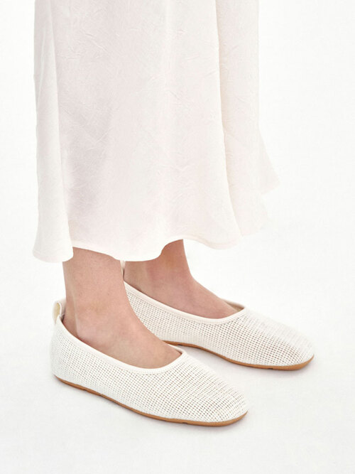 Raffia Soft Flat / Ivory