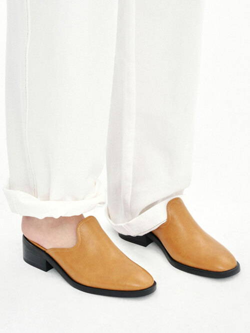 Linkle Leather Dicker Mule / Brown