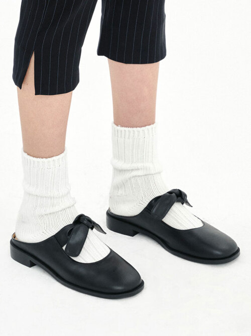 Knot Flow Mule / Black