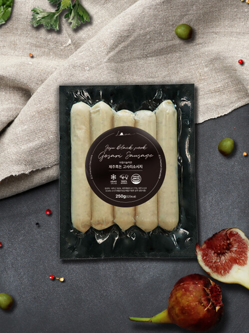 [LASAN] 제주흑돼지 고사리소시지 250g(냉동)
