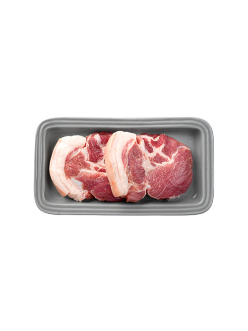 [더블랙] 제주 무항생제 흑돼지 목살 500g (냉장/구이용)