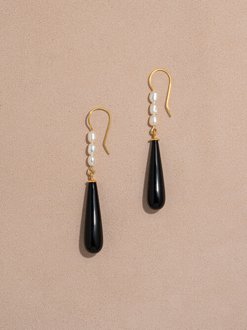 Pearl & Drop (Black onix)