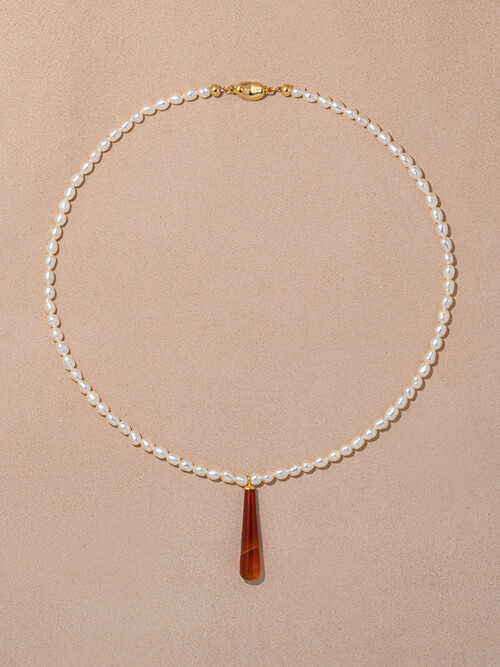 Pearl & Drop (Sard)