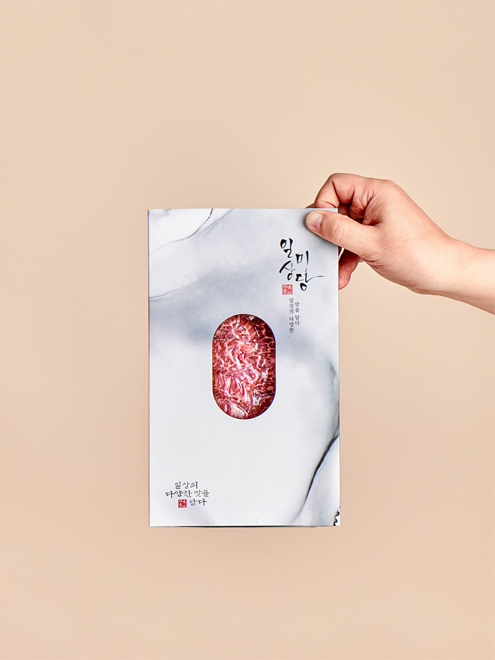1++등급 한우 선물세트_마블B(꽃등심,채끝,로스안심,샤토브리앙) 1kg