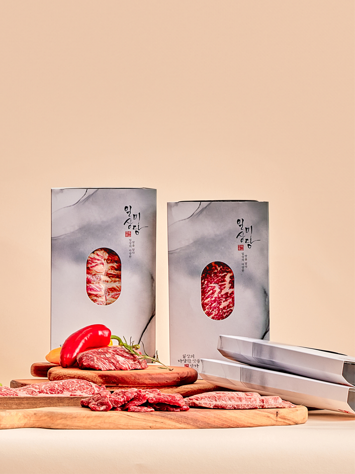 [일상미담] 1등급 한우_미니세트A 등심 600g