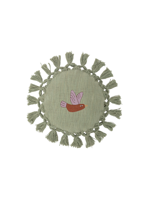Bloomingville MINI Elinna Cushion, Green