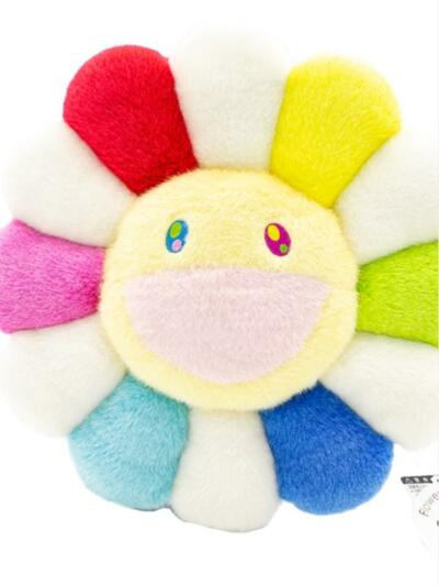 무라카미다카시 Flower Cushion (Rainbow Multicolor 레인보우 멀티컬러 )(30cm)