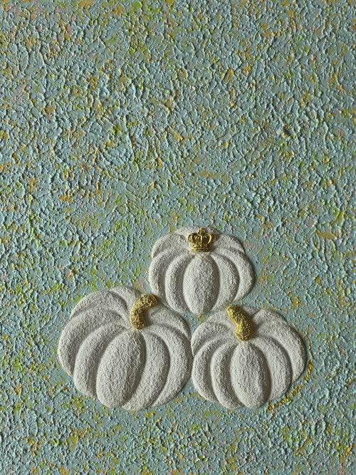 [온람작가 원화] 황금호박 복덩어리 (53 x 65) Light Blue (15호)