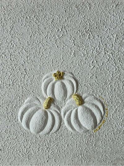 [온람작가 원화] 황금호박 복덩어리 (53x53) White [정사각형 작품 15호]