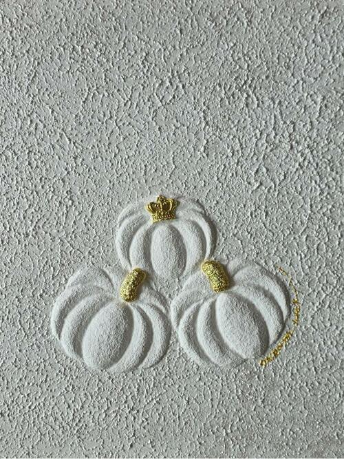 [온람작가 원화] 황금호박 복덩어리 (53x53) White [정사각형 작품 15호]