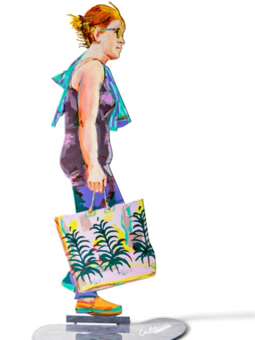 데이비드걸스타인 Walker with Shopping Bag