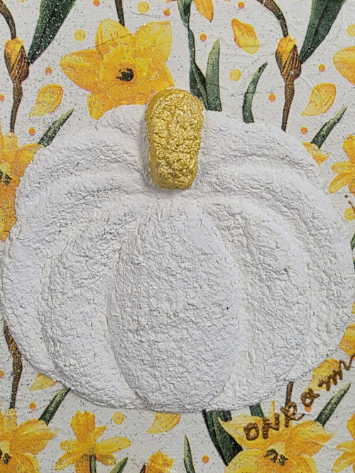 [소니아스갤러리] 황금호박 복덩어리 - 옐로우플라워 (15x15cm) (온람작가 원화)