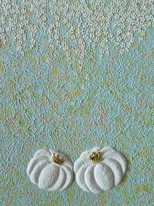 [소니아스갤러리] 황금호박 복덩어리 - 민트 (20호) (온람작가 원화)