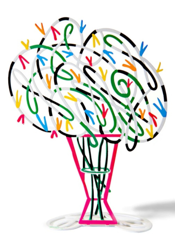 데이비드걸스타인 Bouquet - White